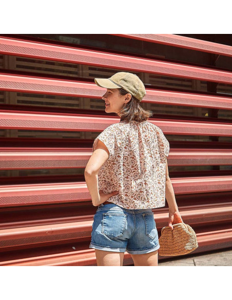 Okinawa blouse of jurk patroon - Ikatee