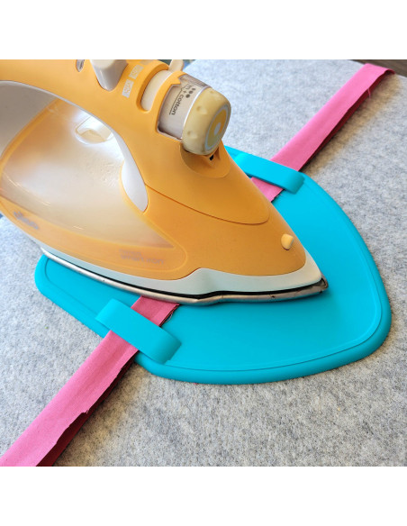 Biasband voor patchwork - Pauwblauw