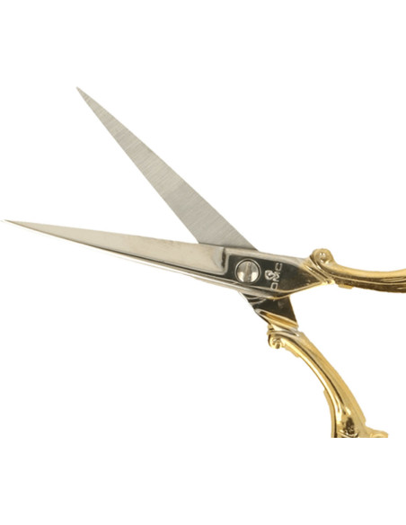 Gouden pauw borduurschaar DMC 9 cm