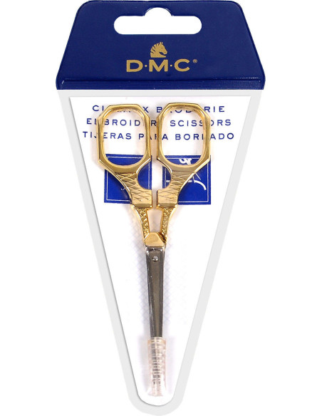 Gouden Eiffeltoren borduurschaar DMC 10 cm