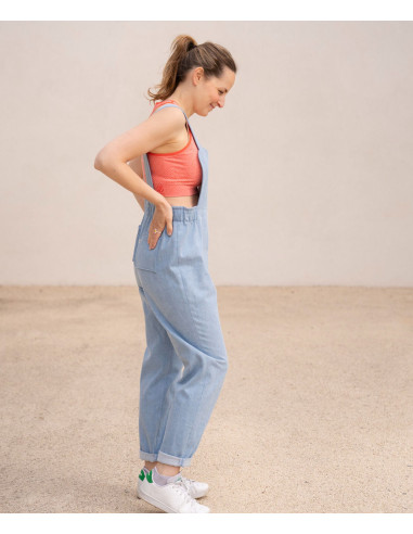 Helium overall-, broek- en shortpatroon - Anna Rose patronen