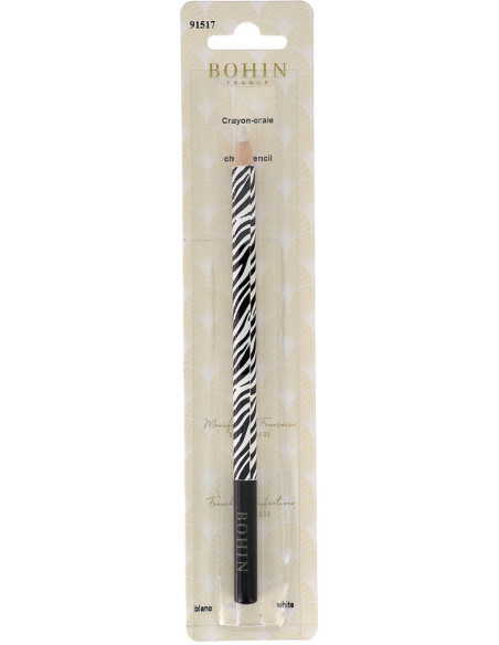 Krijtpotlood Zebra Bohin - Wit