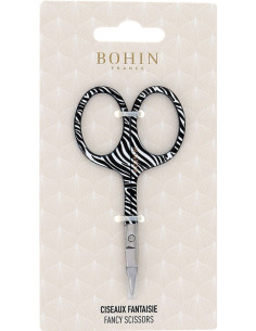 Zebra borduurschaar Bohin 9 cm 2