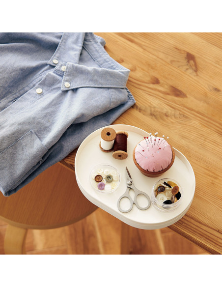 Opbergbord voor tafel Clover - Ecru
