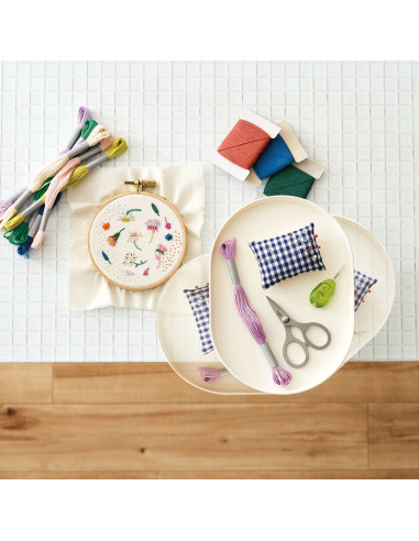 Opbergbord voor tafel Clover - Ecru