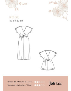 Roze jumpsuit patroon - Joli Lab 2