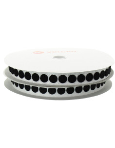 VELCRO® Brand zwarte rondjes - Rol van 25 m - Ø 19 mm
