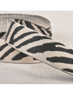 Dierenriem - Ecru en zwarte zebra