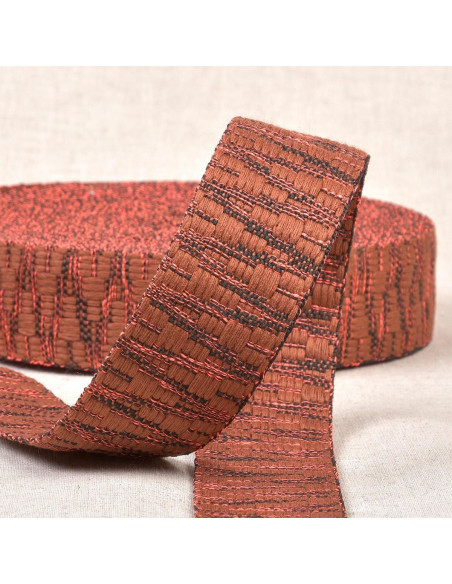 Etnische riem - Fantasie roestkleurig