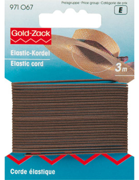 Bruine hoedenelastiek