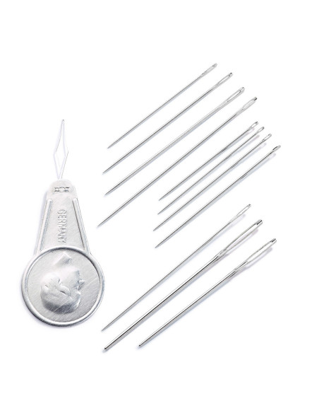 Assortiment van 50 naai-, stop- en stoffeernaalden