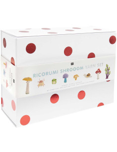 Doos met 35 bollen Ricorumi katoen - Shrooom