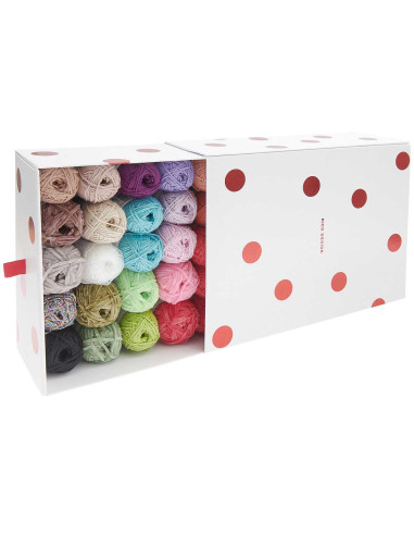 Doos met 35 bollen Ricorumi katoen - Shrooom