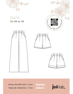 Gaïa broek- en shortpatroon - Joli Lab 2