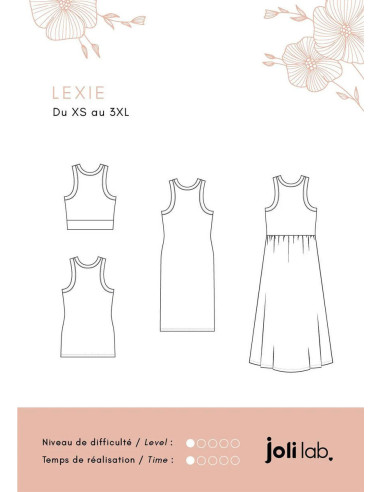 Lexie-jurkpatroon - Joli Lab