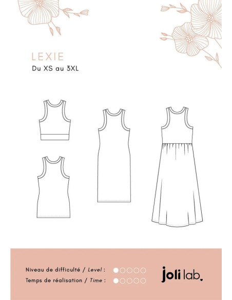 Lexie-jurkpatroon - Joli Lab