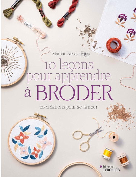 Boek 10 lessen om te leren borduren