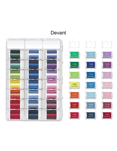 Deluxe Rayon 1000 m Madeira borduurgarendoos