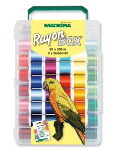 Deluxe Rayon 200 m Madeira borduurgarendoos