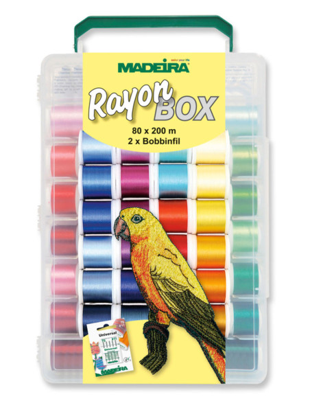 Deluxe Rayon 200 m Madeira borduurgarendoos