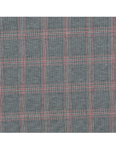 Schotse tartan stoffen in de mode - Zwart en rood 2