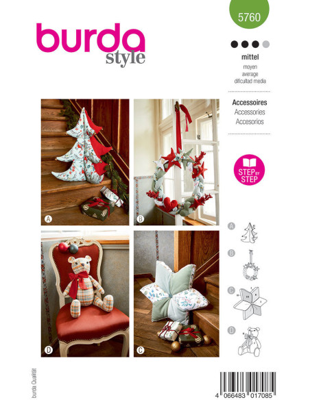 Decoratiepatroon - Burda 5760