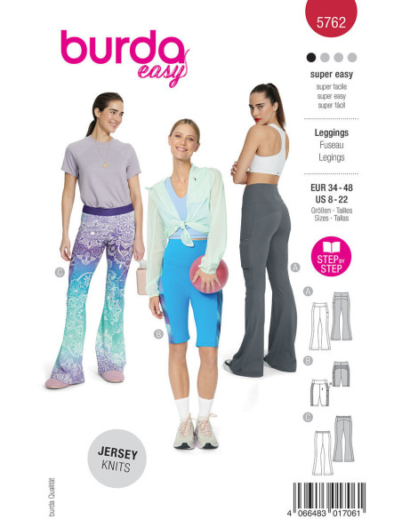 Leggingpatroon - Burda 5762
