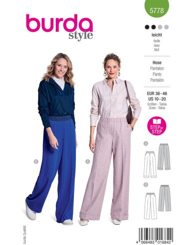 Broekpatroon - Burda 5778