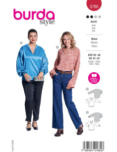 Blousepatroon - Burda 5780