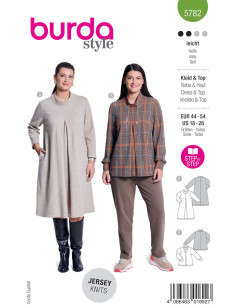 Jurk- en trui-patroon - Burda 5782