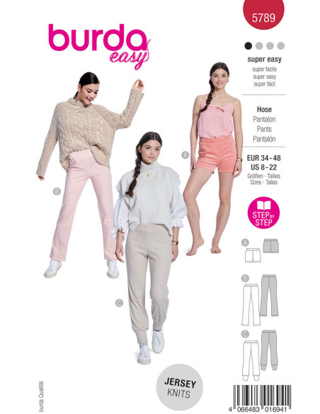 Broekpatroon - Burda 5789