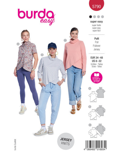 Trui patroon - Burda 5790
