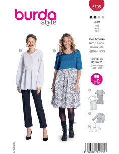 Jurk en tuniek patroon - Burda 5795