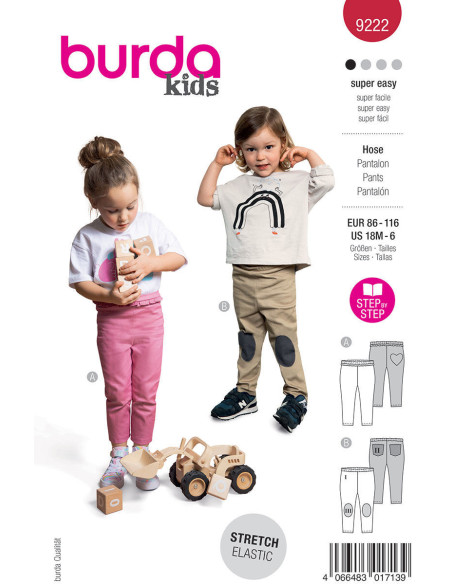 Broekpatroon - Burda 9222
