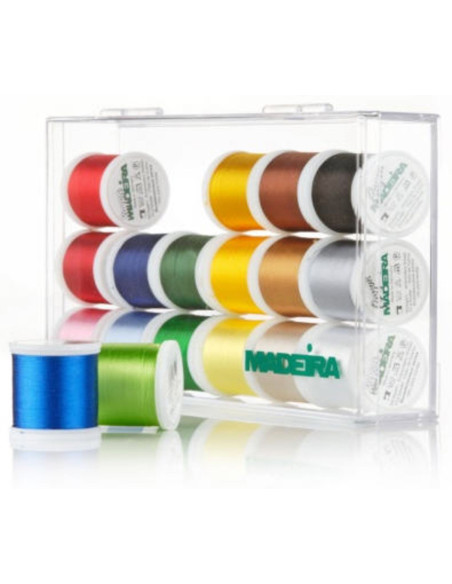 Doos met borduurgarens Rayon Madeira