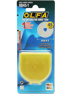 1 vervangmes voor Olfa snijder - 45 mm