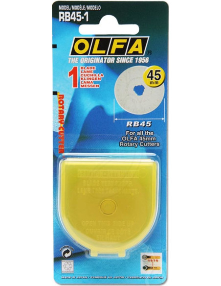 1 vervangmes voor Olfa snijder - 45 mm