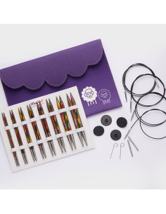 KnitPro Deluxe Symfonie Wood rondbreinaalden set