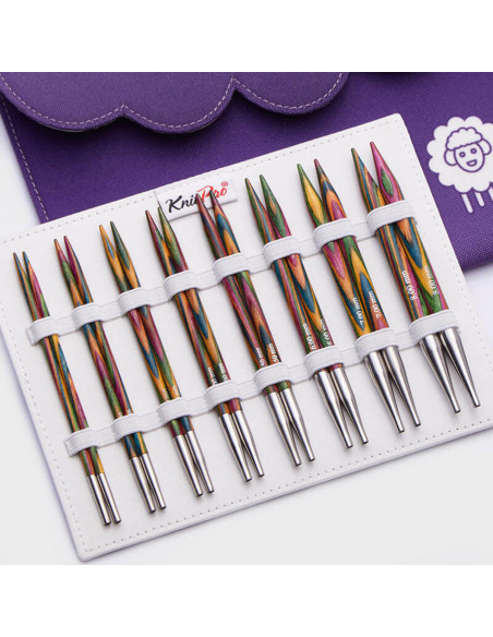 KnitPro Deluxe Symfonie Wood rondbreinaalden set