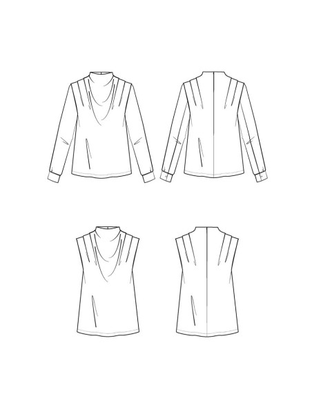 Blousepatroon Tempête - Maison Fauve