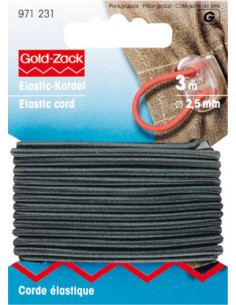 Zwarte elastische koord