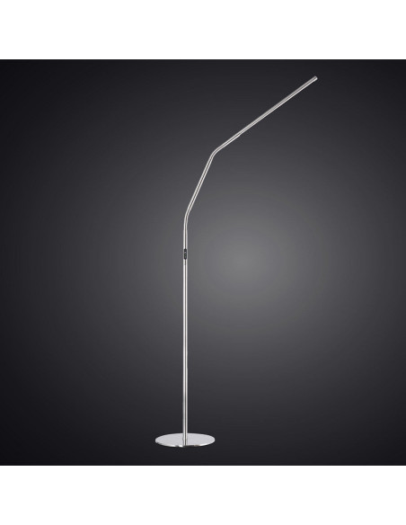 Staande lamp Daylight Slimline 4 - Geborsteld staal