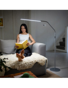 Staande lamp Daylight Slimline 4 - IJsgrijs 2