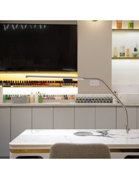 Lamp op tafel Daylight Design Slimline 4 - Geborsteld staal