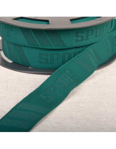 Elastische sportboxer met reliëf - Groen