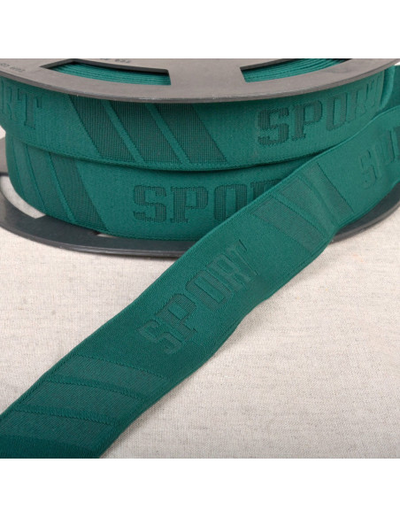 Elastische sportboxer met reliëf - Groen
