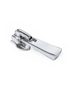 Ritscursor voor nylon sluiting 5 mm - Zilver