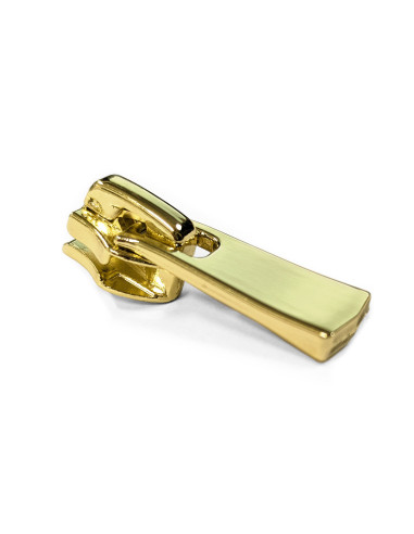 Ritscursor voor nylon sluiting 5 mm - Goud