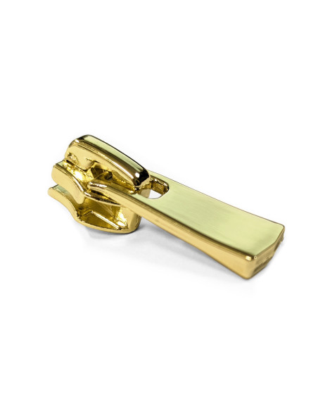 Ritscursor voor nylon sluiting 5 mm - Goud