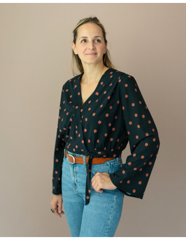Japanse blouse patroon - Anna Rose patronen